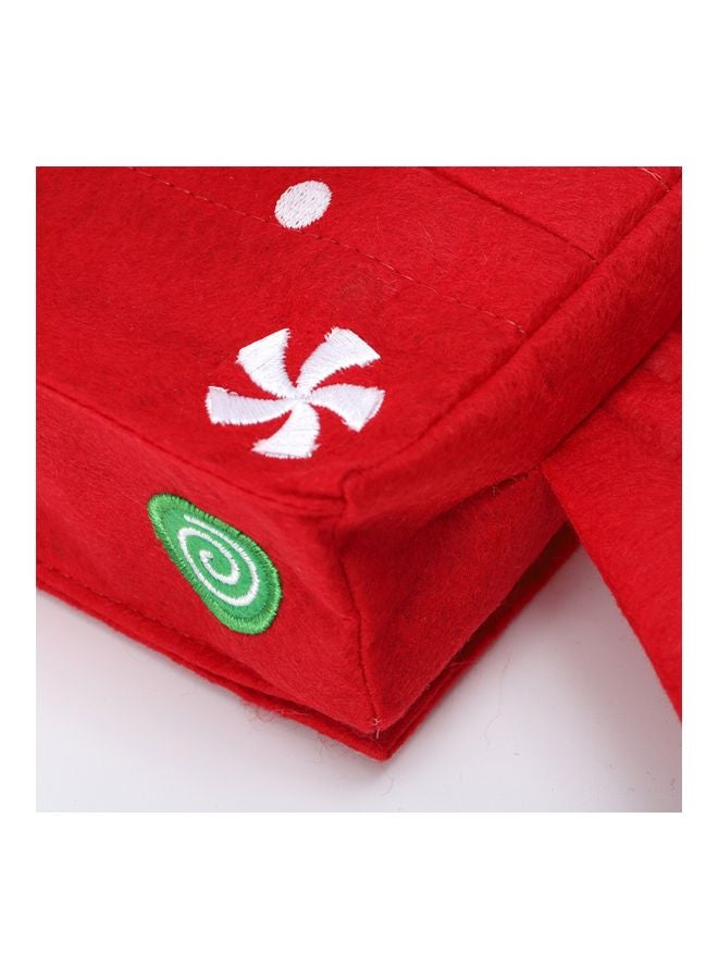 حامل مناديل بتصميم الكريسماس أحمر 35x15x2سم - Image 2