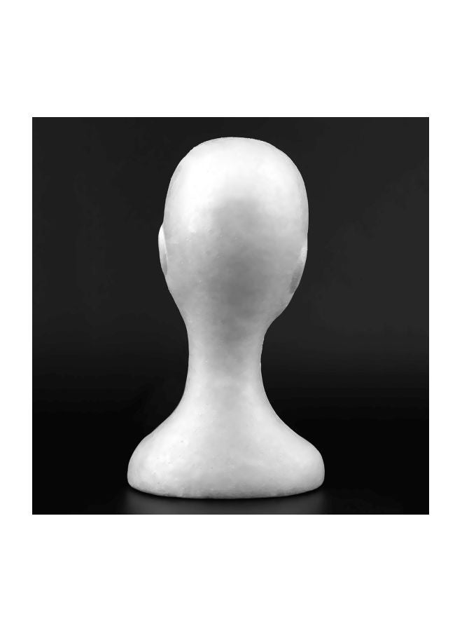 Mannequin Head Model White 19x12.5x33cm - Image 2