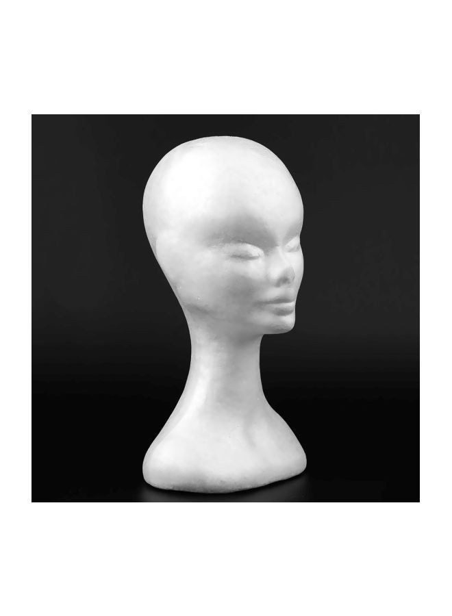 Mannequin Head Model White 19x12.5x33cm - Image 3