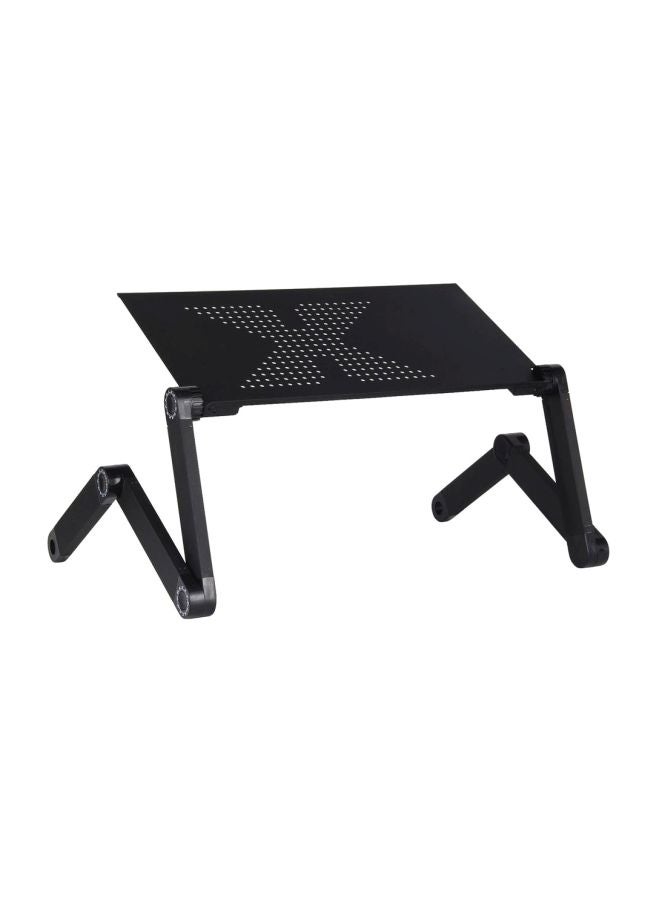 Generic Aluminium Alloy Foldable Laptop Table Black  - Image 1