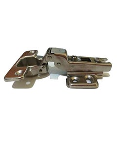 2-Piece Hydraulic Full Bend Hinge Set Silver