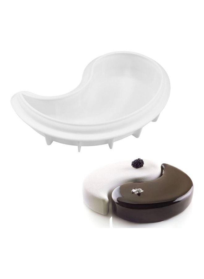 Yin Yang Cake Mould White 265x180x53mm - Image 3