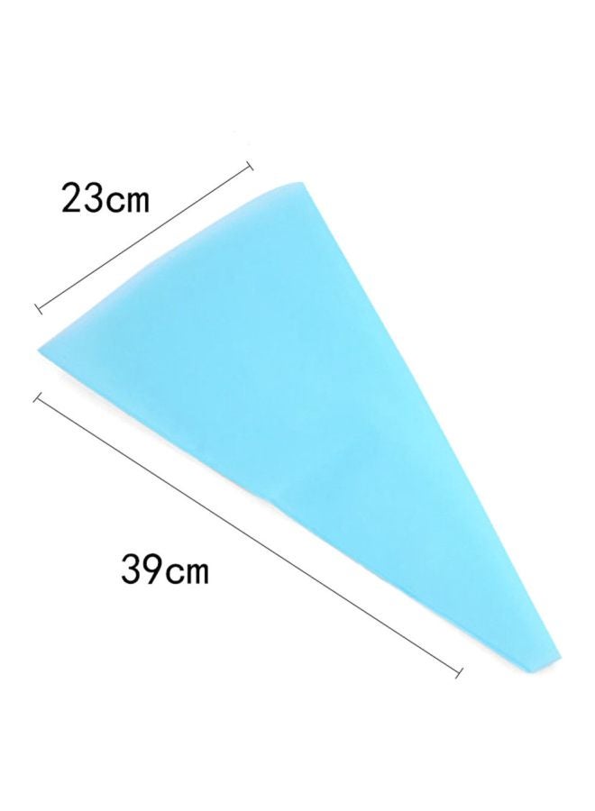Silicone Icing Cone Blue 23x39cm  - Image 3