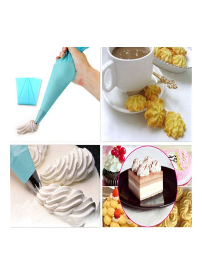 Silicone Icing Cone Blue 23x39cm  - Image 5