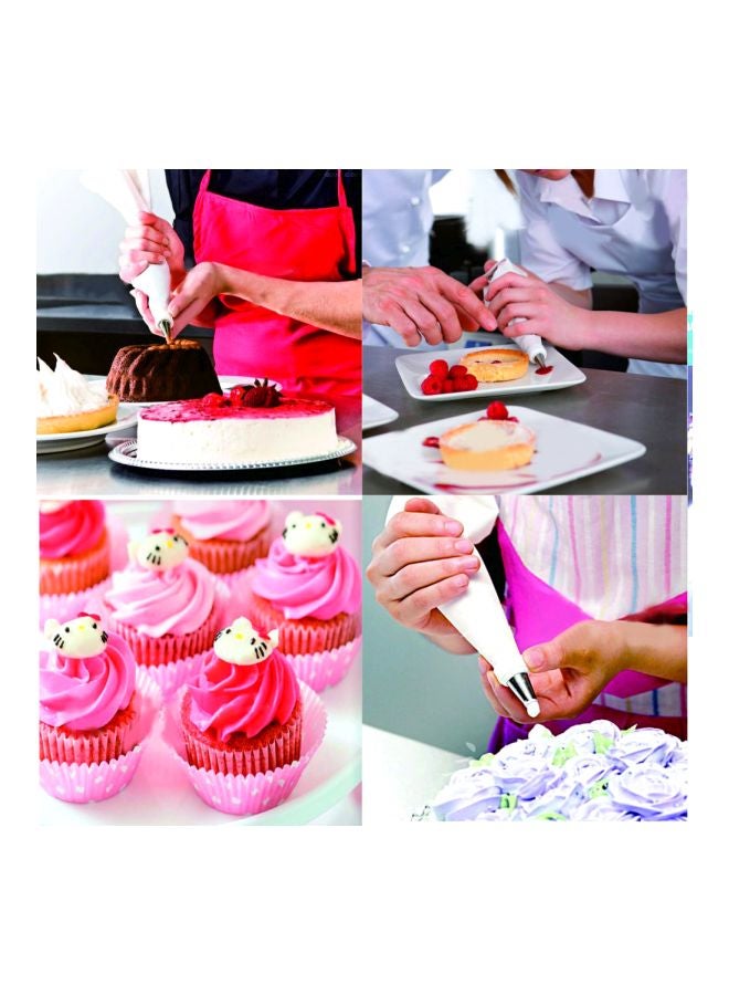 DIY Cake Decorating Icing Cone With Nozzels White