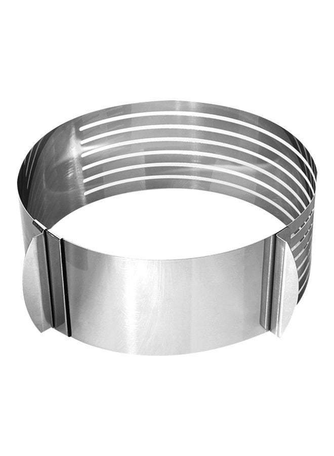 قطاعة كيك قابلة للتعديل من الستانلس ستيل فضي 200مم - Image 1