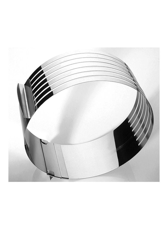 قطاعة كيك قابلة للتعديل من الستانلس ستيل فضي 200مم - Image 2