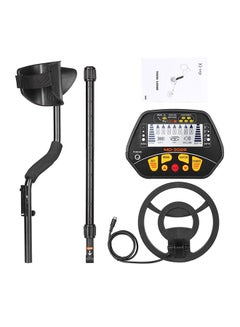 Lightweight Metal Detector With LCD Display Black