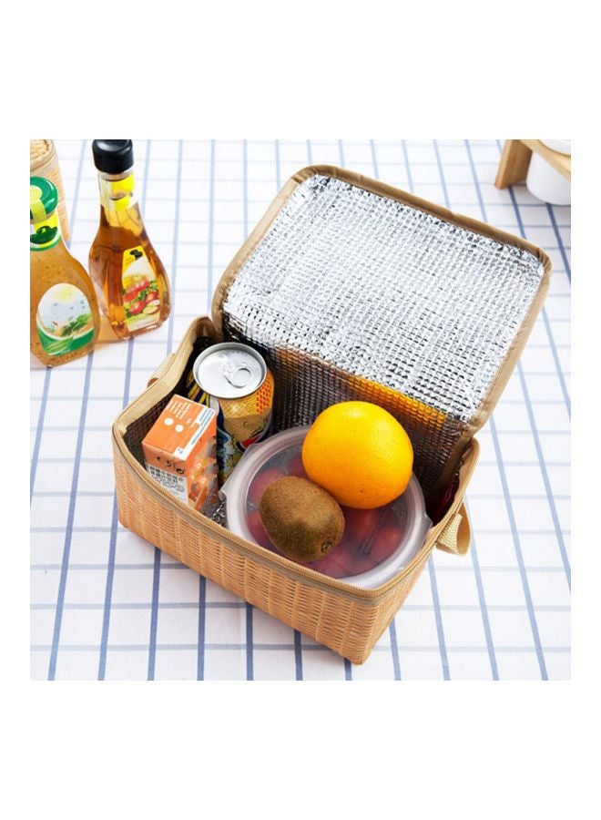 Waterproof Lunch Bag Khaki 220x140x120mm  - Image 2