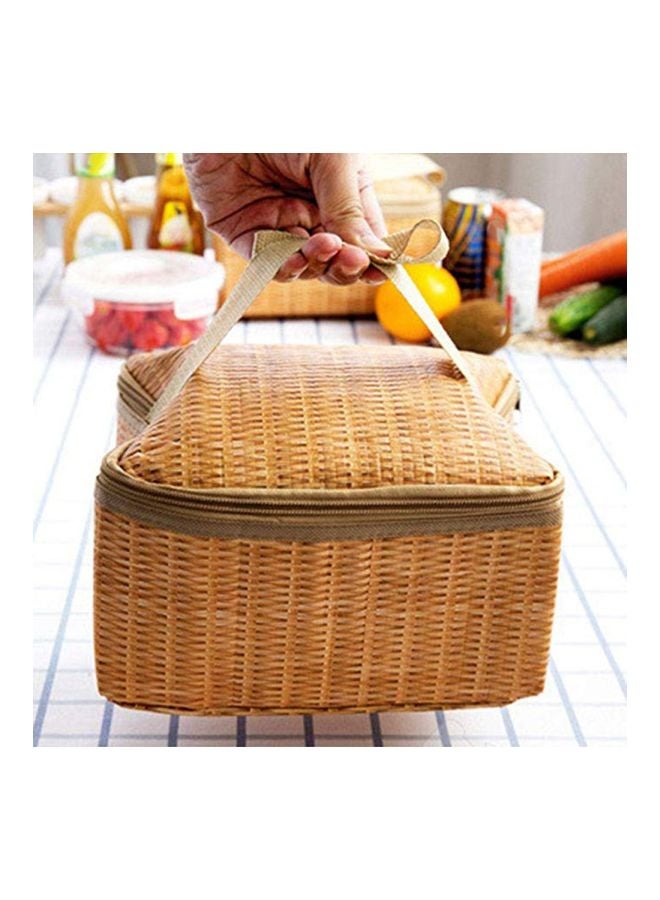 Waterproof Lunch Bag Khaki 220x140x120mm  - Image 4