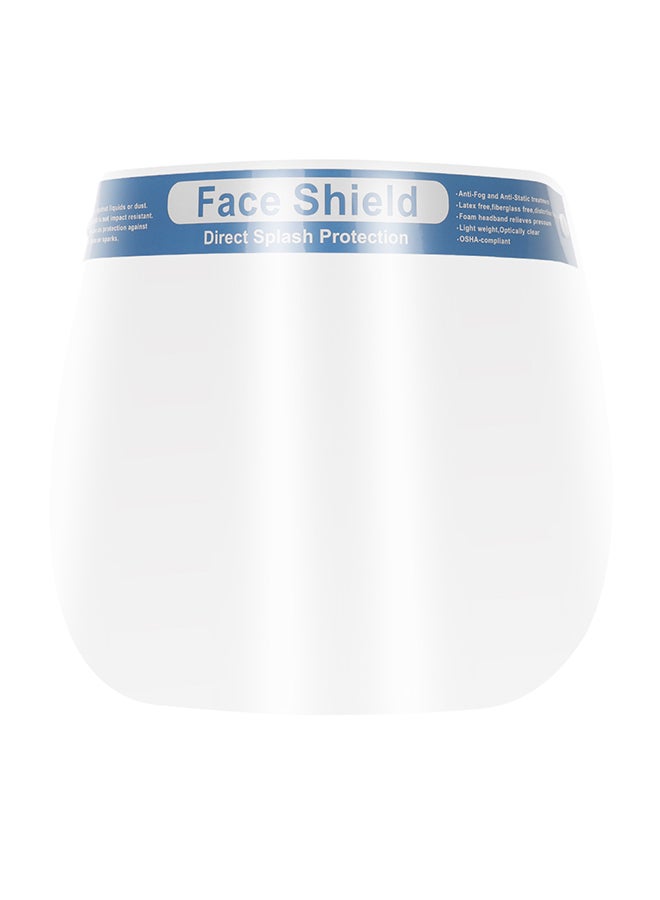 10-Piece Protective Isolation Protective Face Shield Clear 40 x 30 x 5cm  - Image 1