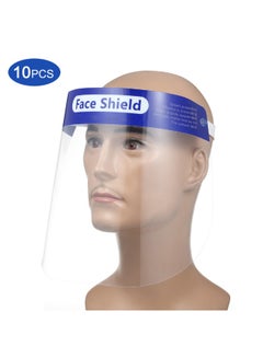 10-Piece Protective Isolation Protective Face Shield Clear 32.5 x 21.5 x 5cm - v1593184943/N38757533A_3