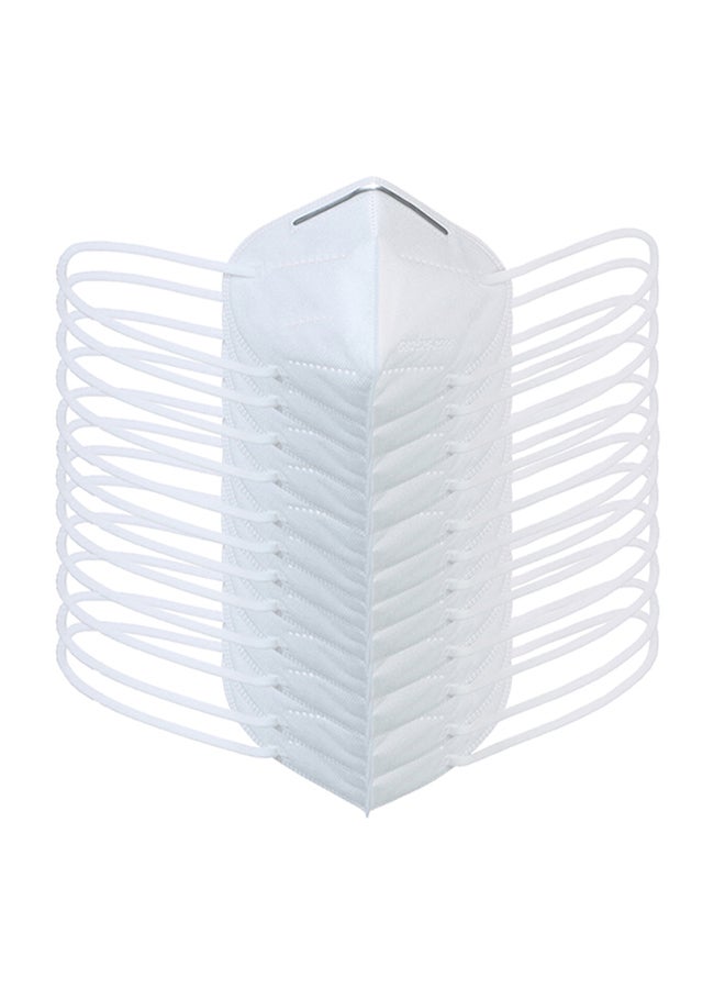 مجموعة كمامات وجه KN95 من 5 طبقات للاستعمال لمرة واحدة - 10 قطع - Image 1