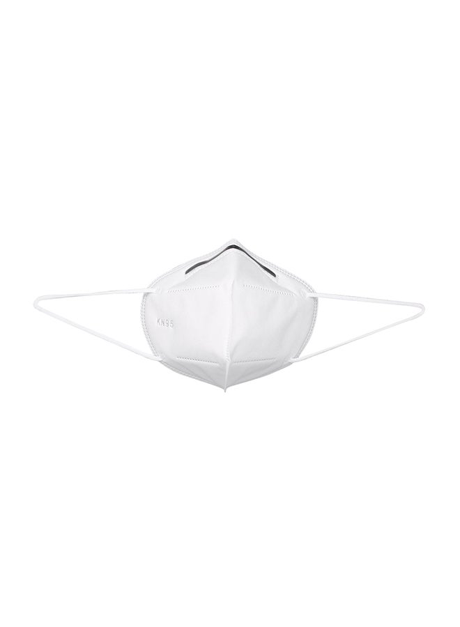 Disposable KN95 Soft Breathable Safety Mask White 16.5x10.5x1.8cm - Image 1