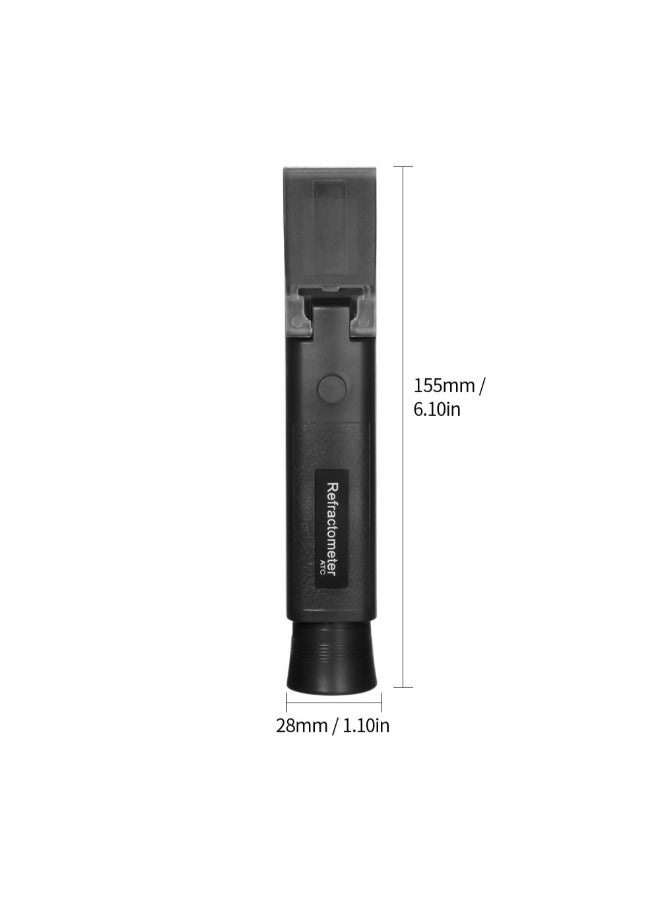 Generic - Handheld Alcohol Refractometer Black 155 x 28mm - Image 1
