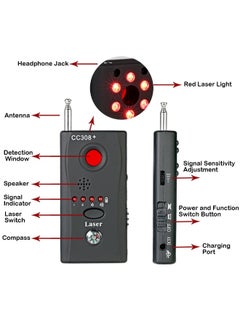 Generic Wireless Hidden Camera Detector Black 9.3 x 4.7centimeter  - Image 5