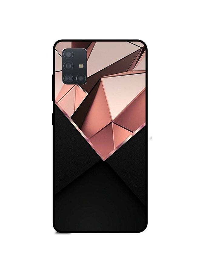 ثيودور غطاء حماية واقي لهاتف سامسونج جالاكسي A71 ألماس وردي