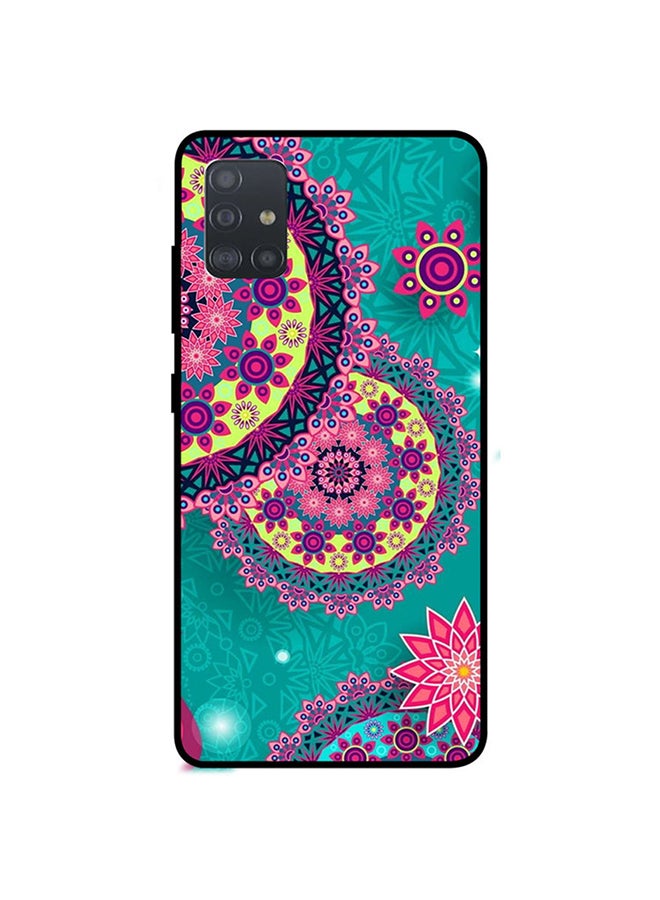 Protective Case Cover For Samsung Galaxy A71 Two Flowers