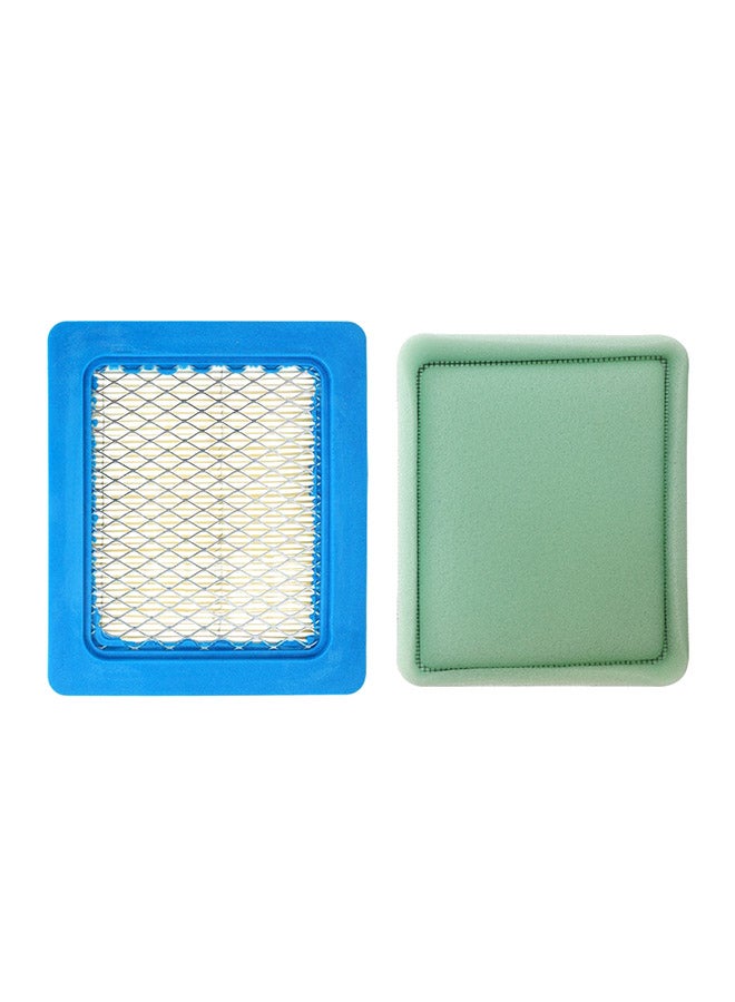 Generic Lawn Mower Trimmer Brush Cutter Air Filter Set Blue/Green/White  - Image 1