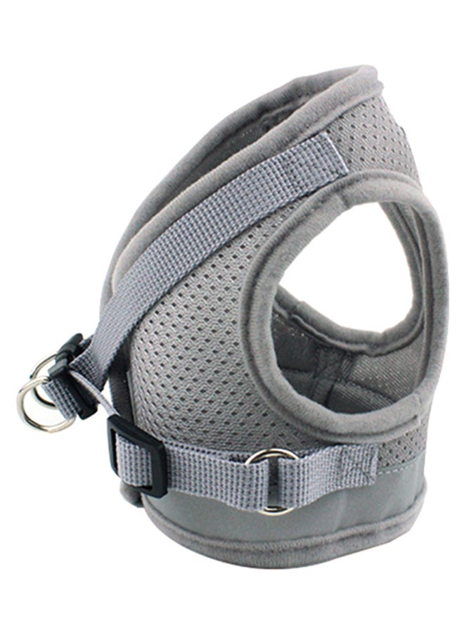 Breathable Soft Harness With Strap Grey XL - Image 2