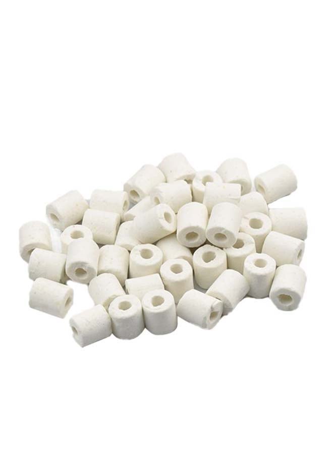 Aquarium Media Ring Filter White 0.25kg - Image 1