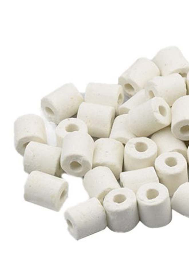 Aquarium Media Ring Filter White 0.25kg - Image 2