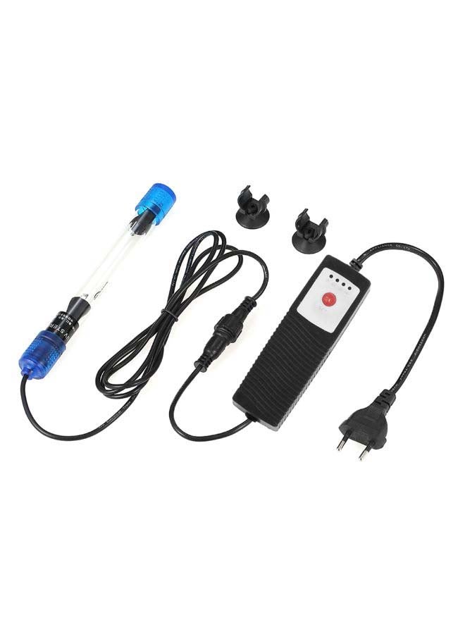 مصباح غضروفي قابل للغمر تحت الماء لحوض السمك شفاف/ أزرق/ أسود - Image 1