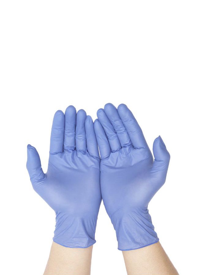 50-Piece Disposable Gloves Blue XL - Image 2