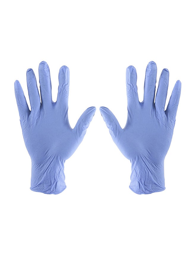 50-Piece Disposable Gloves Blue S  - Image 1