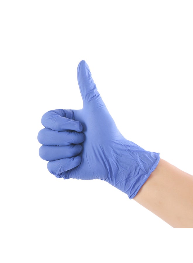50-Piece Disposable Gloves Blue S  - Image 2