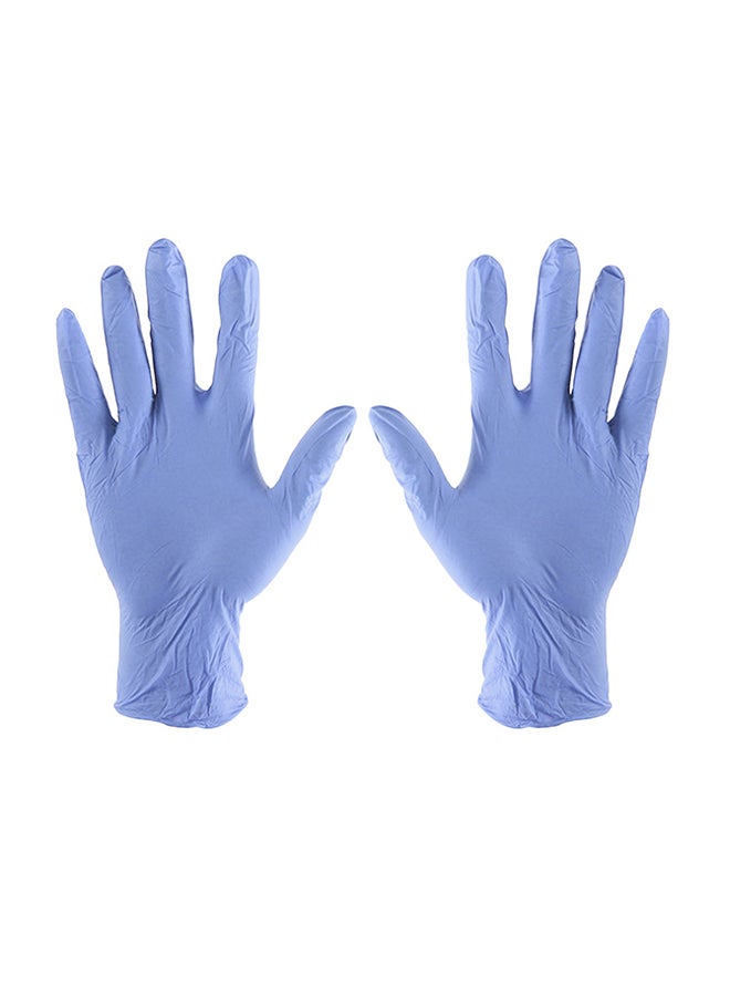 50-Piece Disposable Gloves Blue XL - Image 1