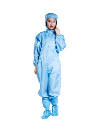 Protective Coverall Staticproof Bodysuit Blue 40 x 30 x 2cm - v1593188602/N38757559A_1