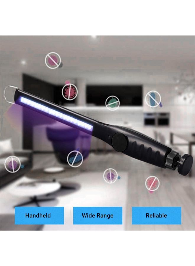 Waterproof Portable Multifunction Rechargeable UV Light Black 38 x 4.5 x 4centimeter - Image 2