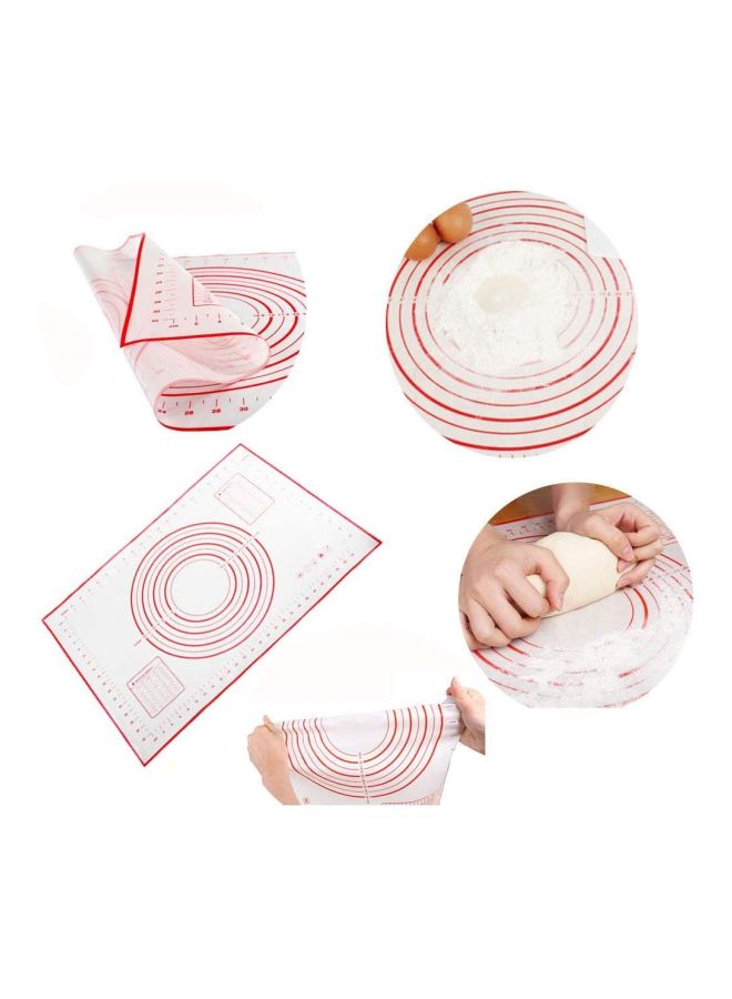 روبيك لوح عجن من السيليكون أبيض/أحمر 60x40Ø³Ù†ØªÙŠÙ…ØªØ± - Image 5