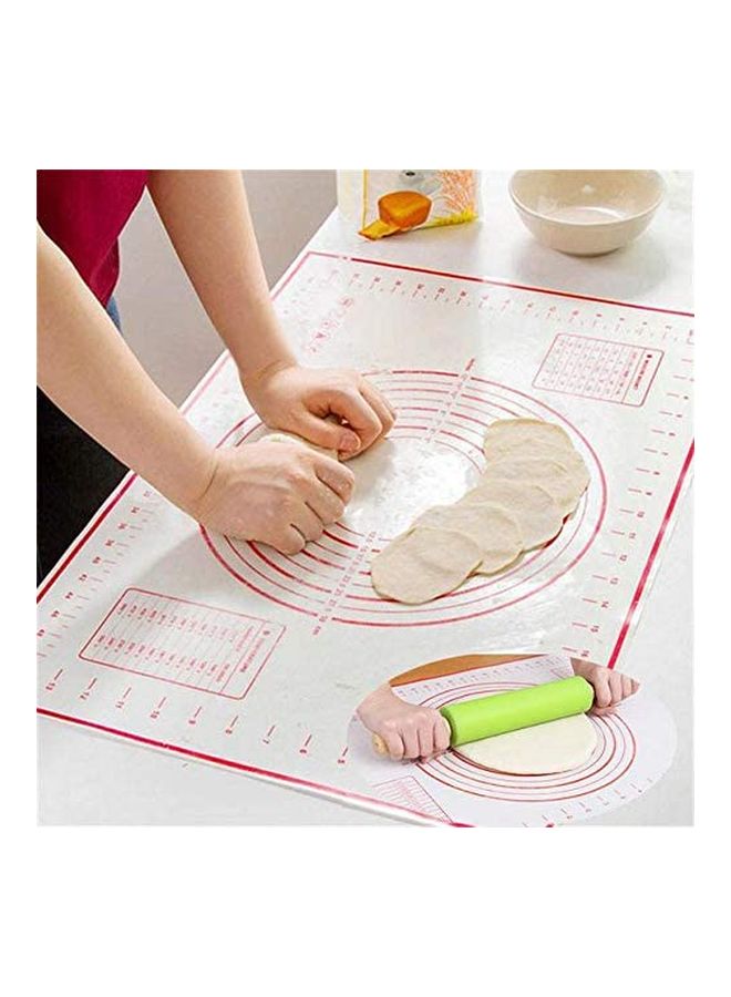 روبيك لوح عجن من السيليكون أبيض/أحمر 80x60Ø³Ù†ØªÙŠÙ…ØªØ± - Image 2