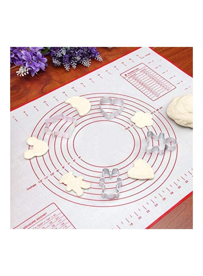 روبيك لوح عجن من السيليكون أبيض/أحمر 80x60Ø³Ù†ØªÙŠÙ…ØªØ± - Image 4