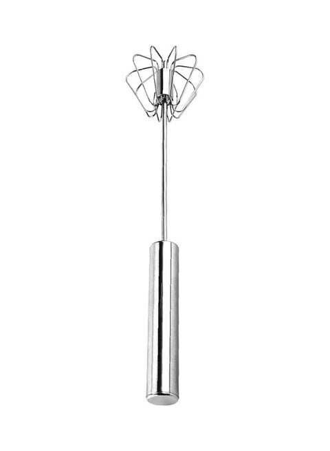 Stainless Steel Egg Beater Silver 260x55mm