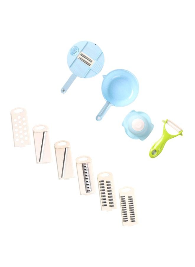 Vegetable Slicer Blue/White/Silver  - Image 1