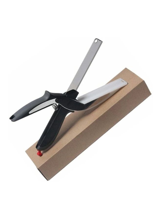 Stainless Steel Food Scissors Black/Silver 250x200x40mm - Image 2