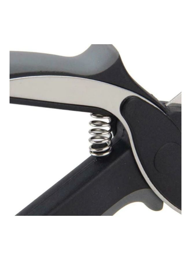 Stainless Steel Food Scissors Black/Silver 250x200x40mm - Image 3