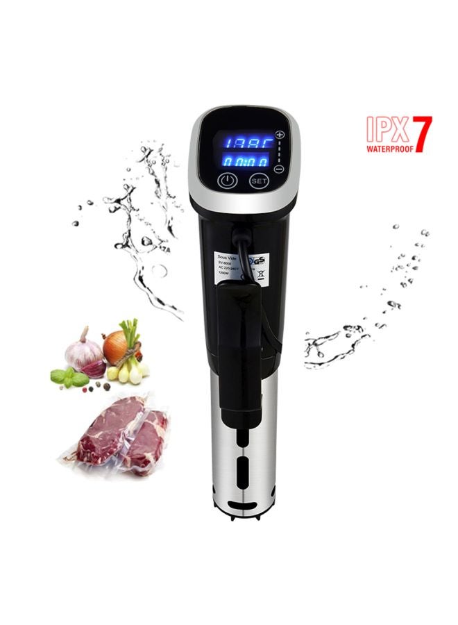بيولوميكس جهاز طهي رقمي بتقنية الطهي بالغمر (سوس فايد) مزود بإضاءة LED أسود/فضي 370x78مم - Image 2