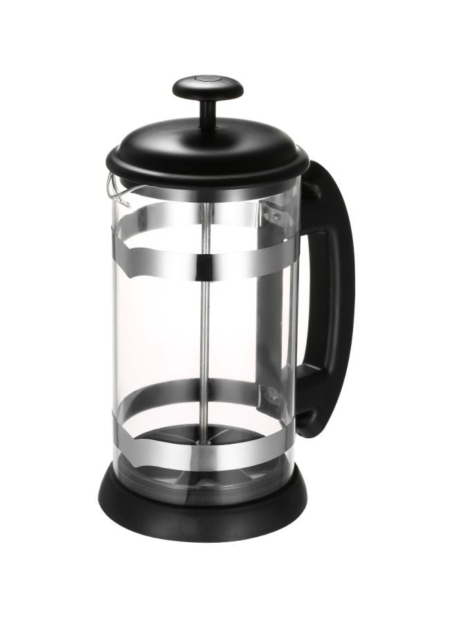 i cafilas Stainless Steel French Press Pot Black/Clear 1000ml - Image 1