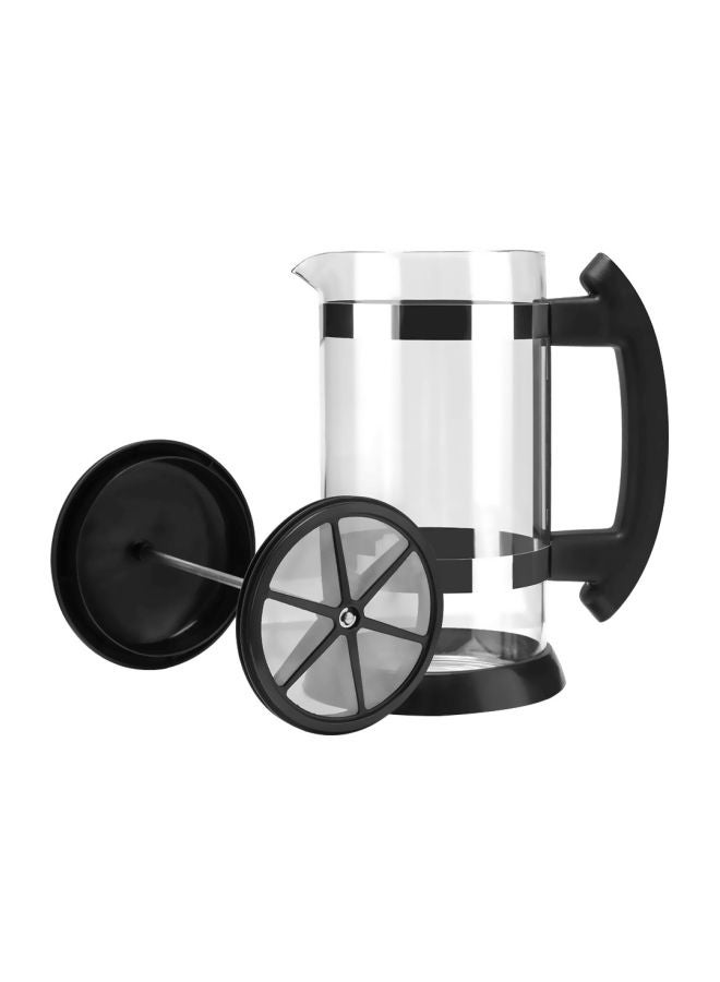i cafilas Stainless Steel French Press Pot Black/Clear 1000ml - Image 2