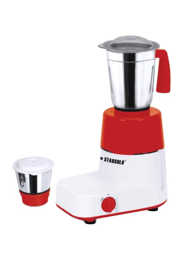 Stargold 2-In-1 Juicer And Mixer Grinder 1.2 L 600.0 W SG-1372 Red/White/Silver  - Image 1