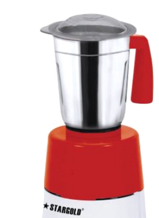 Stargold 2-In-1 Juicer And Mixer Grinder 1.2 L 600.0 W SG-1372 Red/White/Silver  - Image 2