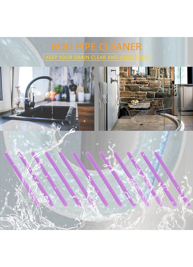 12-Piece Drain Cleaner Stick Set Purple - Image 3