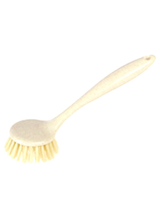 Long Handle Cleaning Brush Beige/Yellow