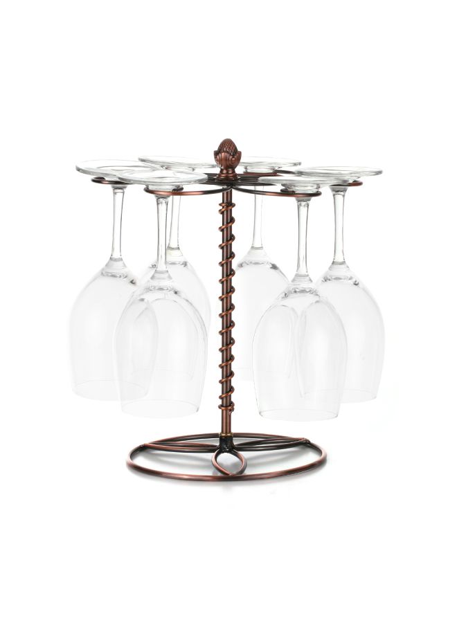 Liquor Glass Rack Brown 25x30.5x18.8cm  - Image 2