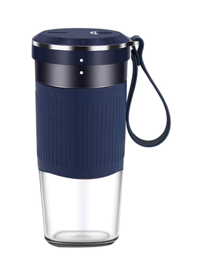 Mini Portable Juicer Blue/Clear 21.5x11.5x11.5cm  - Image 1