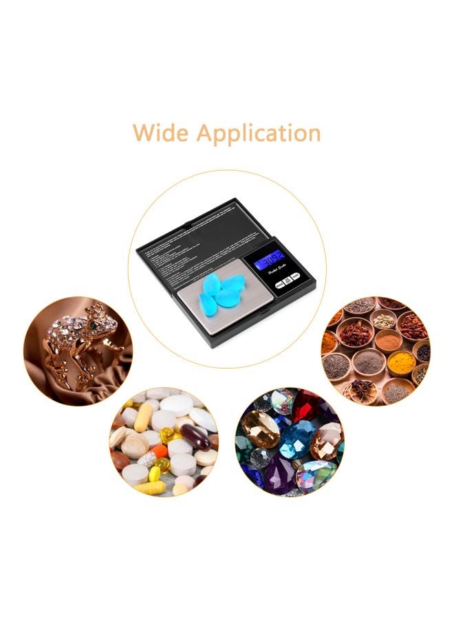 Generic - Digital Pocket Scale Black 12.6x7.5x2centimeter - Image 1